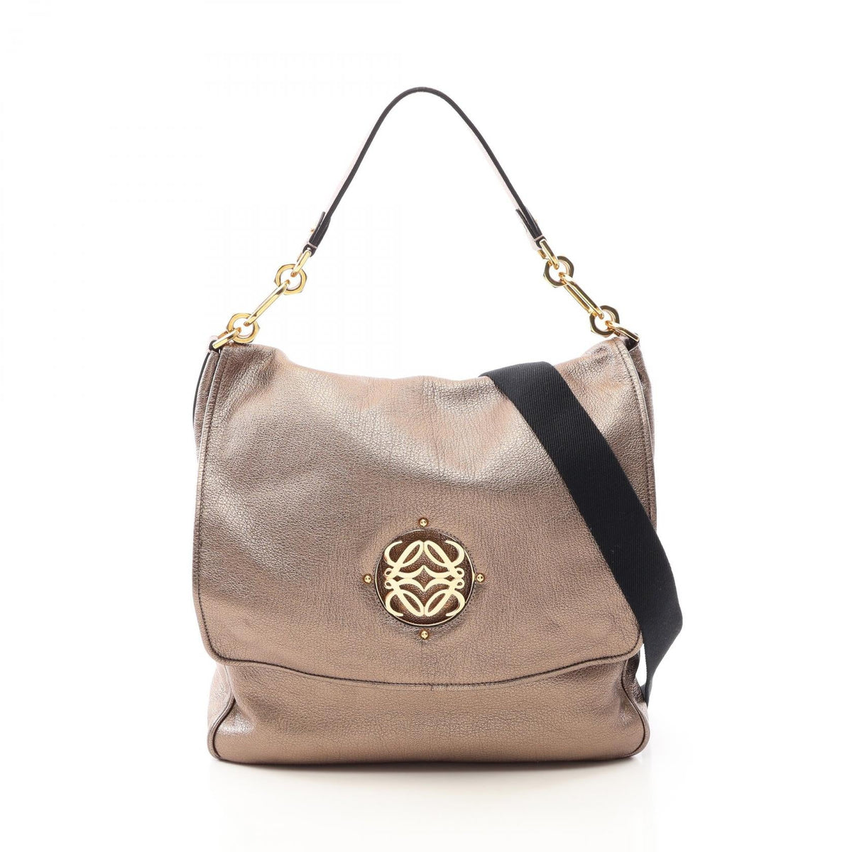 Loewe Anagram Maia · Metallic Leather