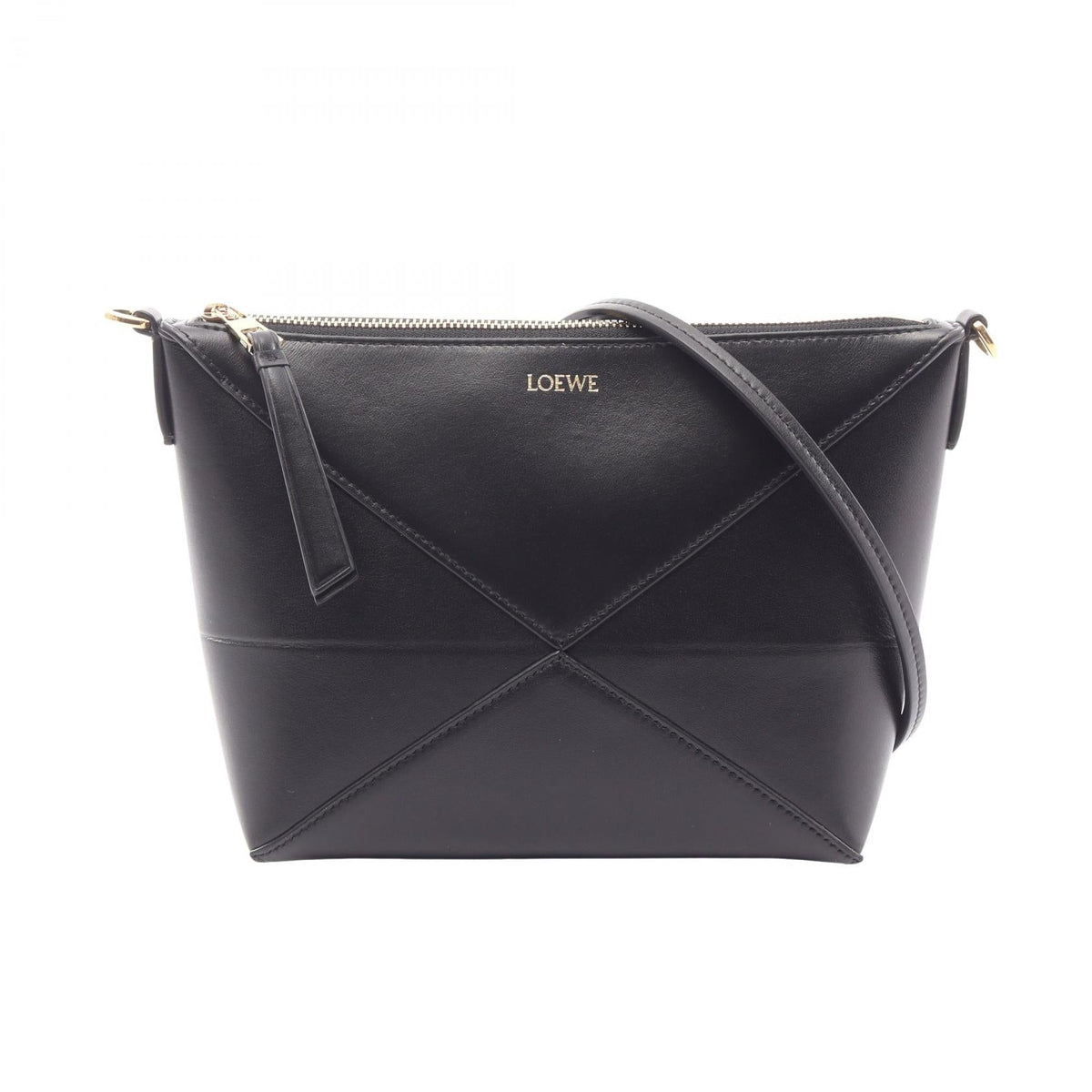 Loewe Puzzle Fold Pouch · Leather