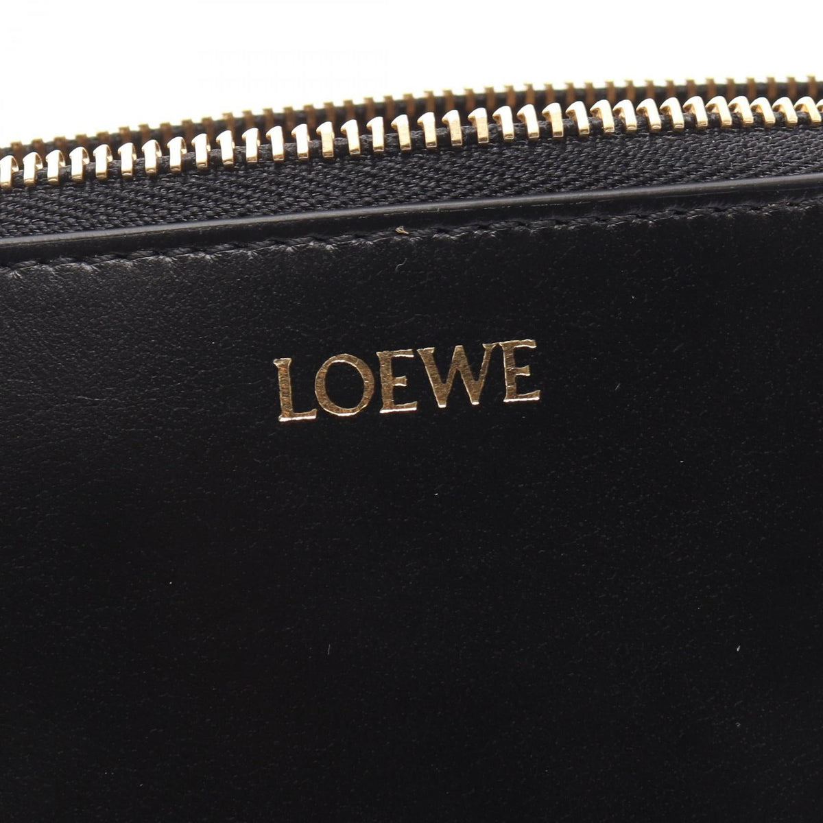 Loewe Puzzle Fold Pouch · Leather