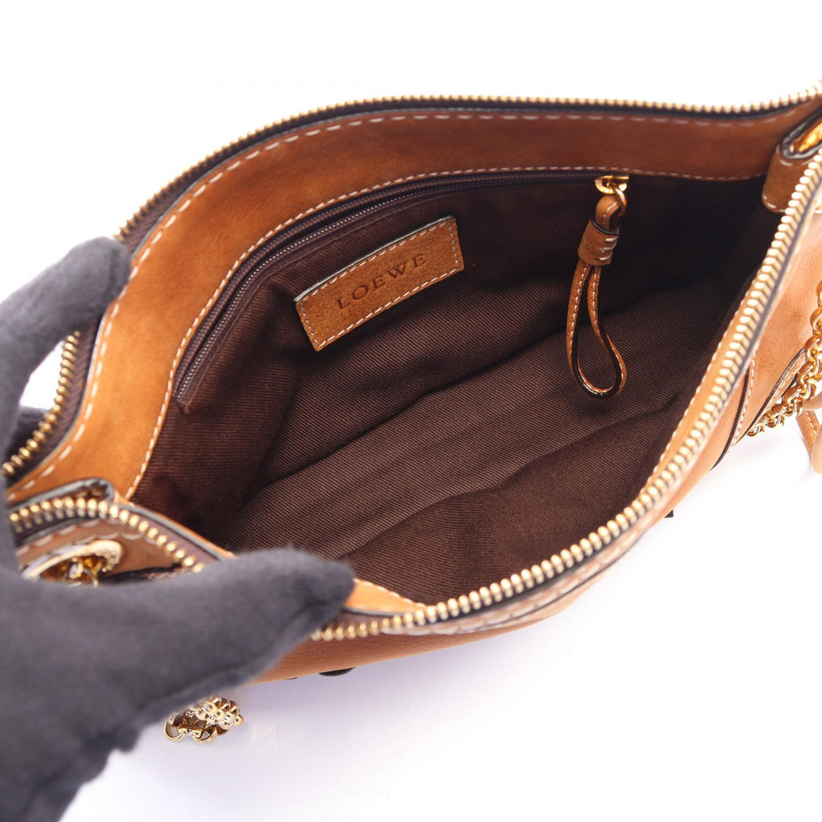 Loewe Chain Shoulder · Leather