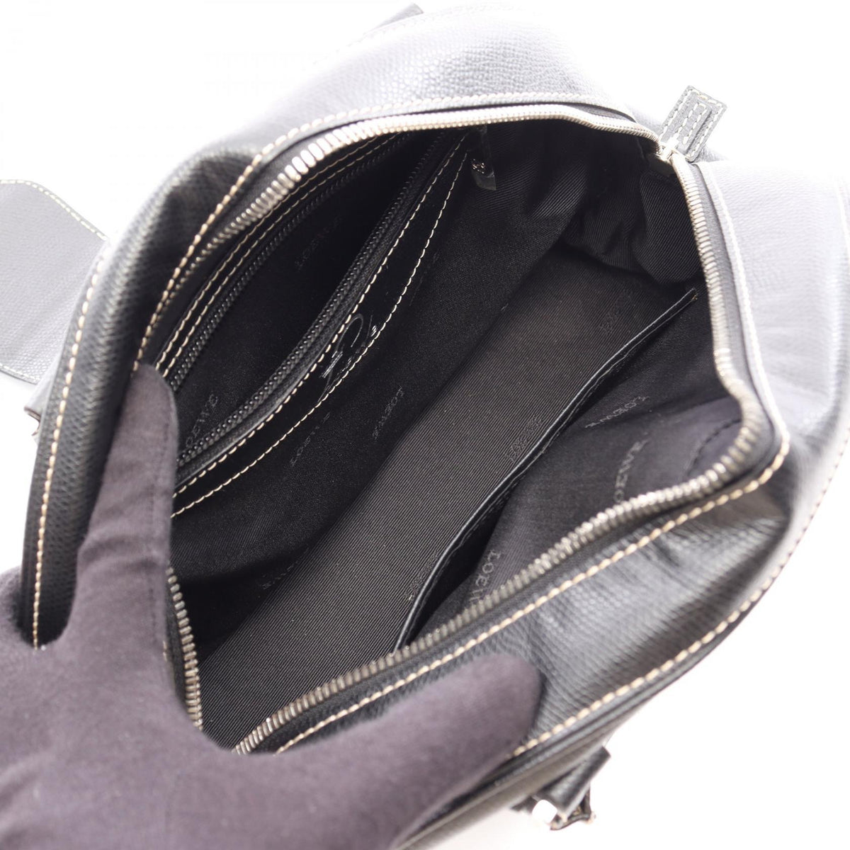 Loewe Senda · Leather Handbag
