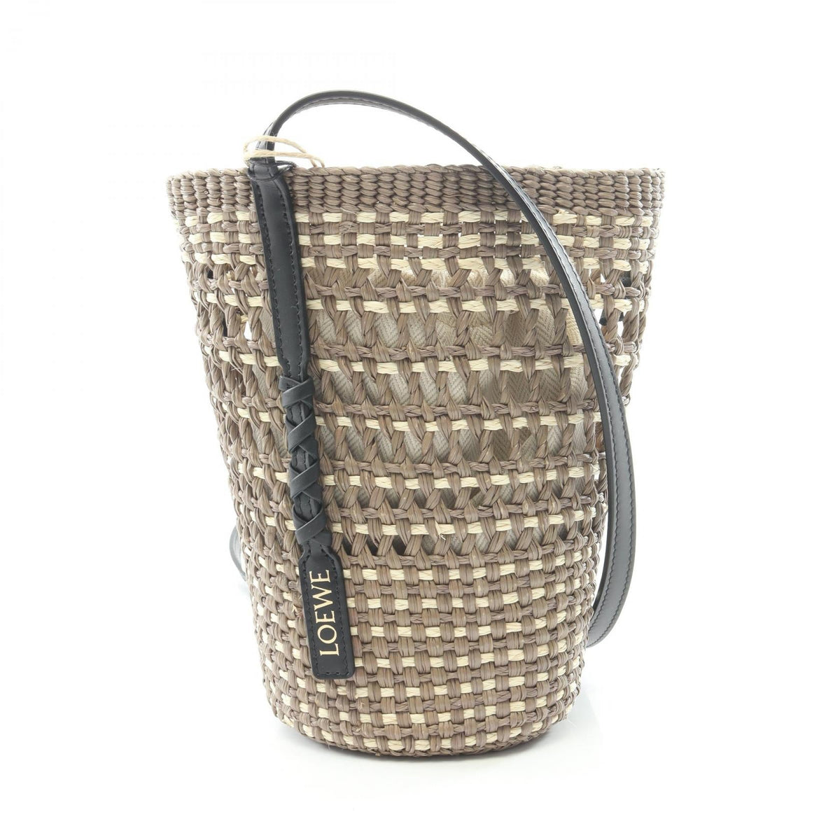 LOEWE Blade Pocket · Raffia Leather