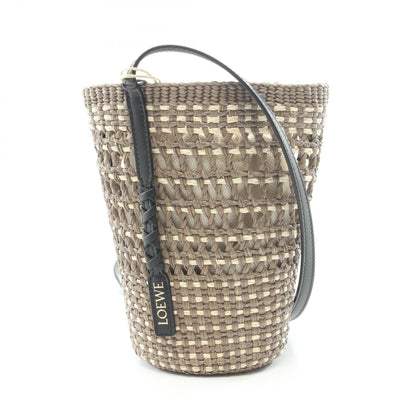 LOEWE Blade Pocket · Raffia Leather