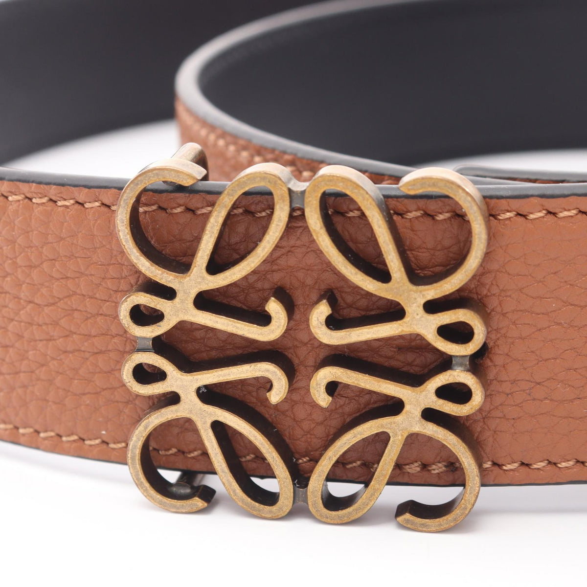 Loewe Anagram · Reversible Belt · Leather