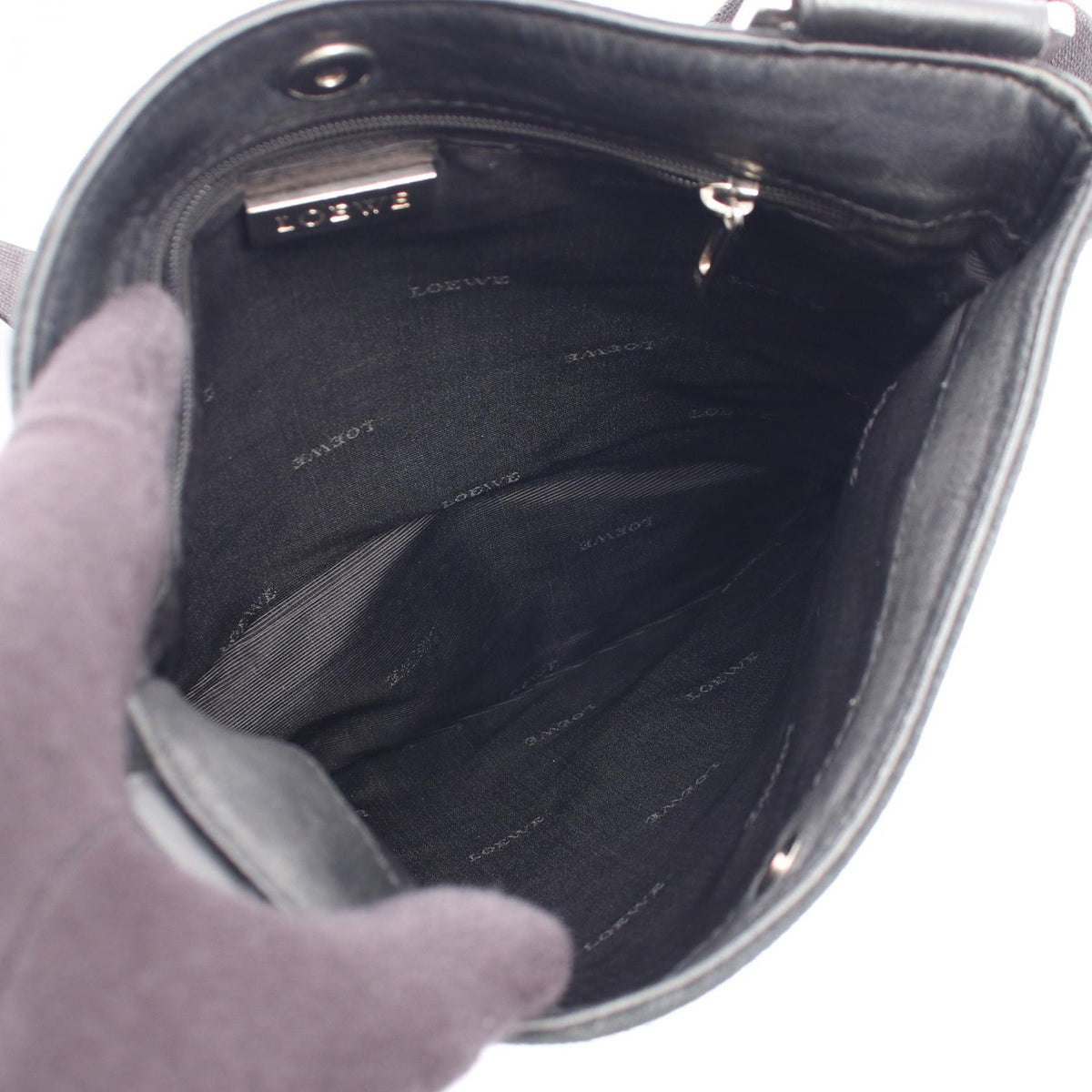 Loewe Anagram · Leather Shoulder Bag