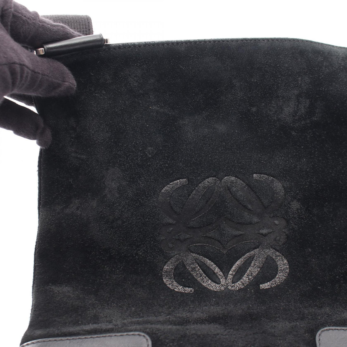 Loewe Anagram · Leather Shoulder Bag
