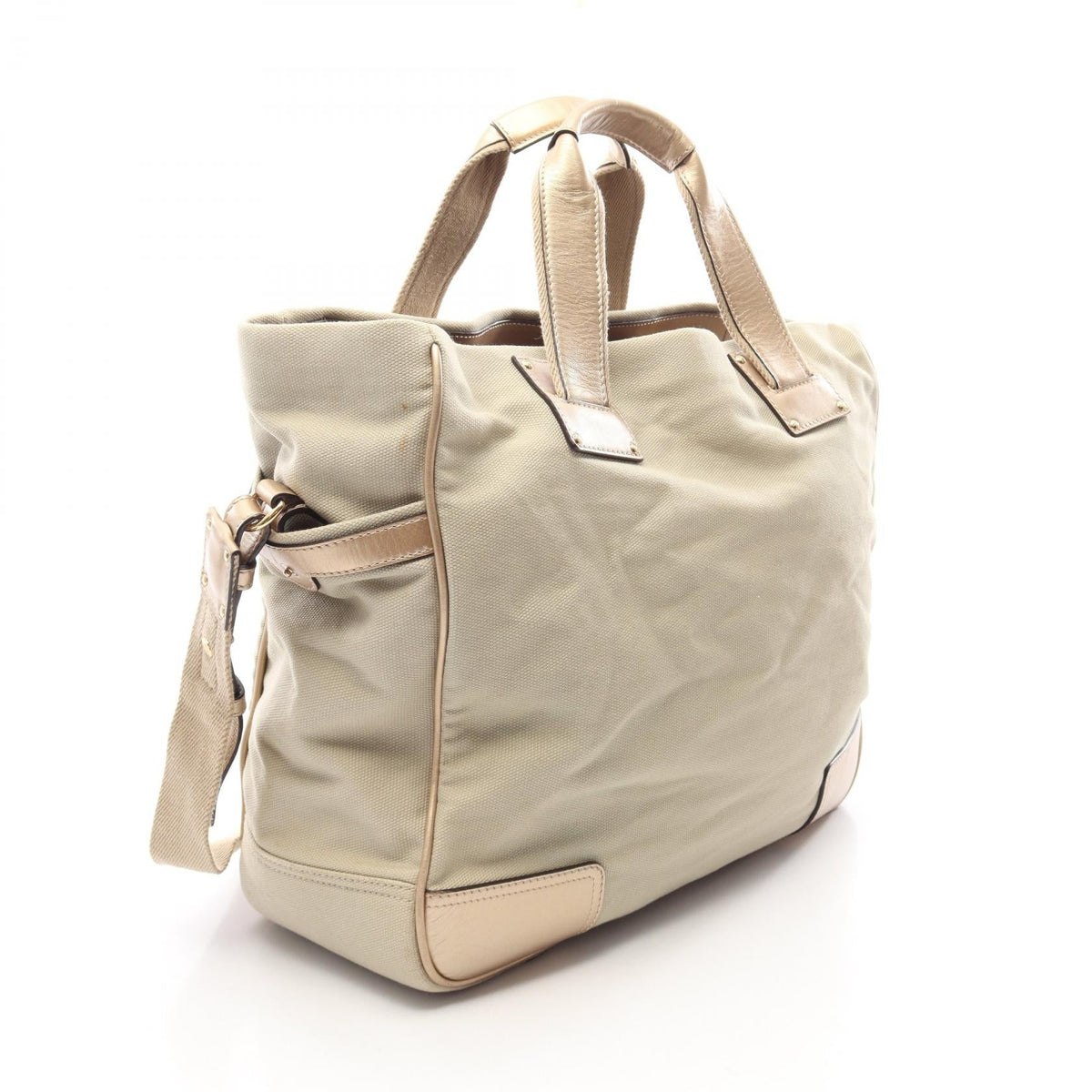 Loewe Anagram · Canvas & Leather Tote