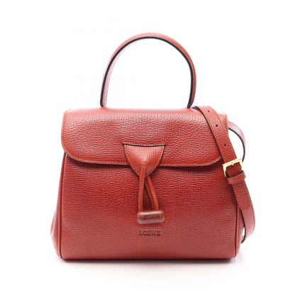 Loewe · Bordeaux Leather · 2-Way Bag