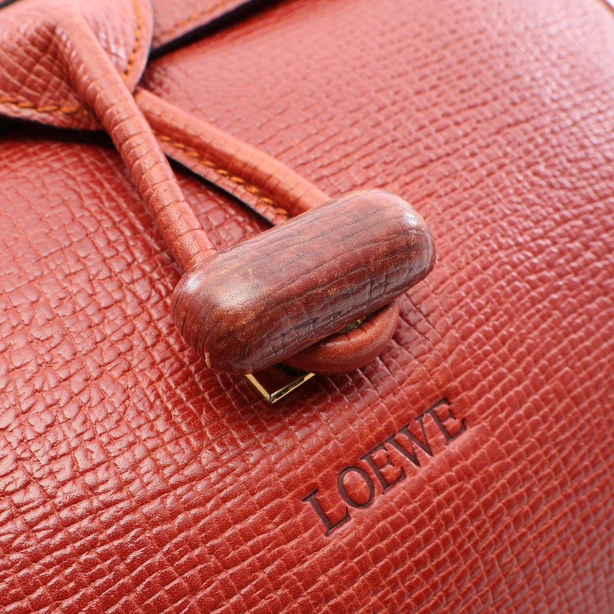 Loewe · Bordeaux Leather · 2-Way Bag