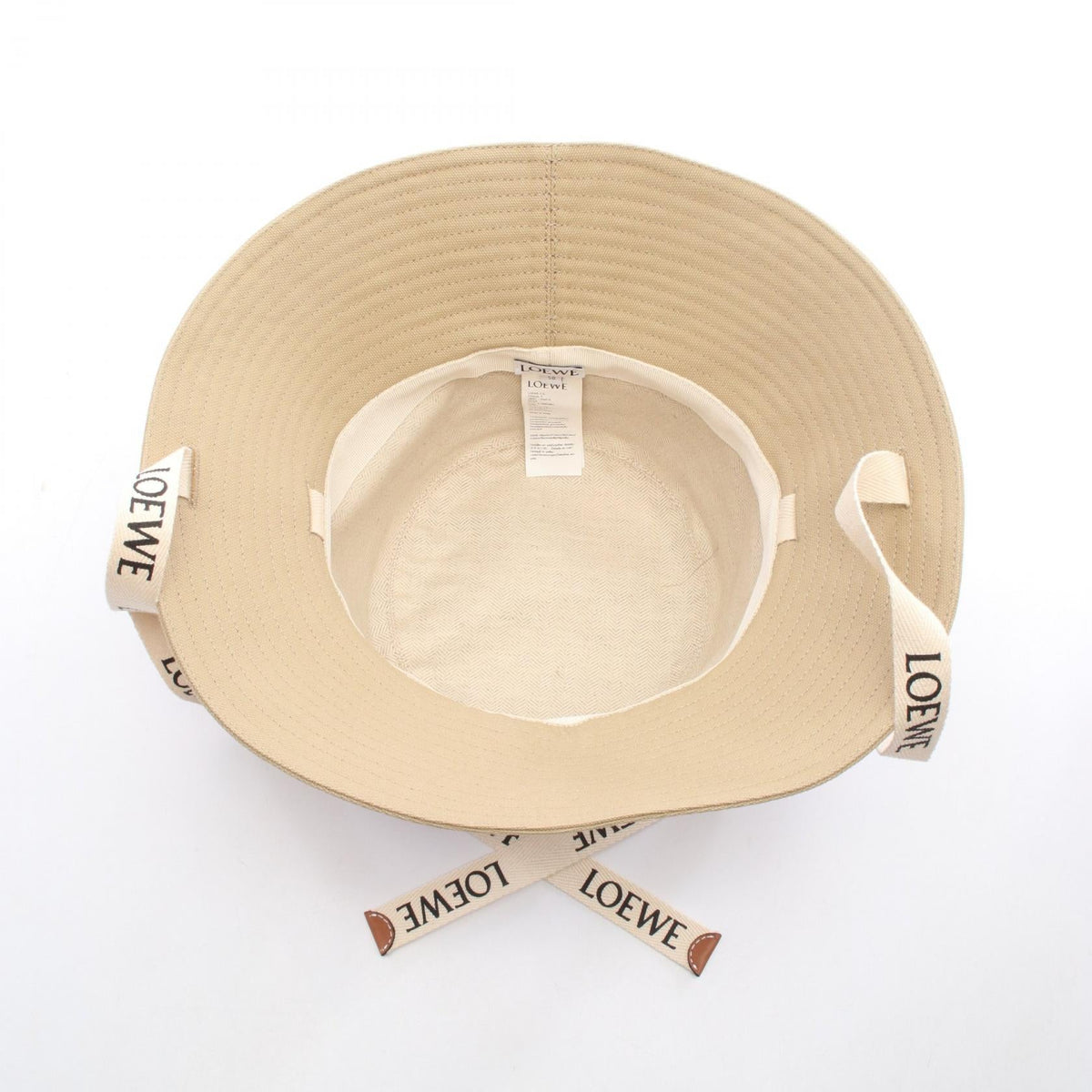 Loewe Logo Fisherman Hat · Cotton & Leather