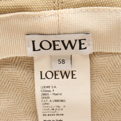 Loewe Logo Fisherman Hat · Cotton & Leather