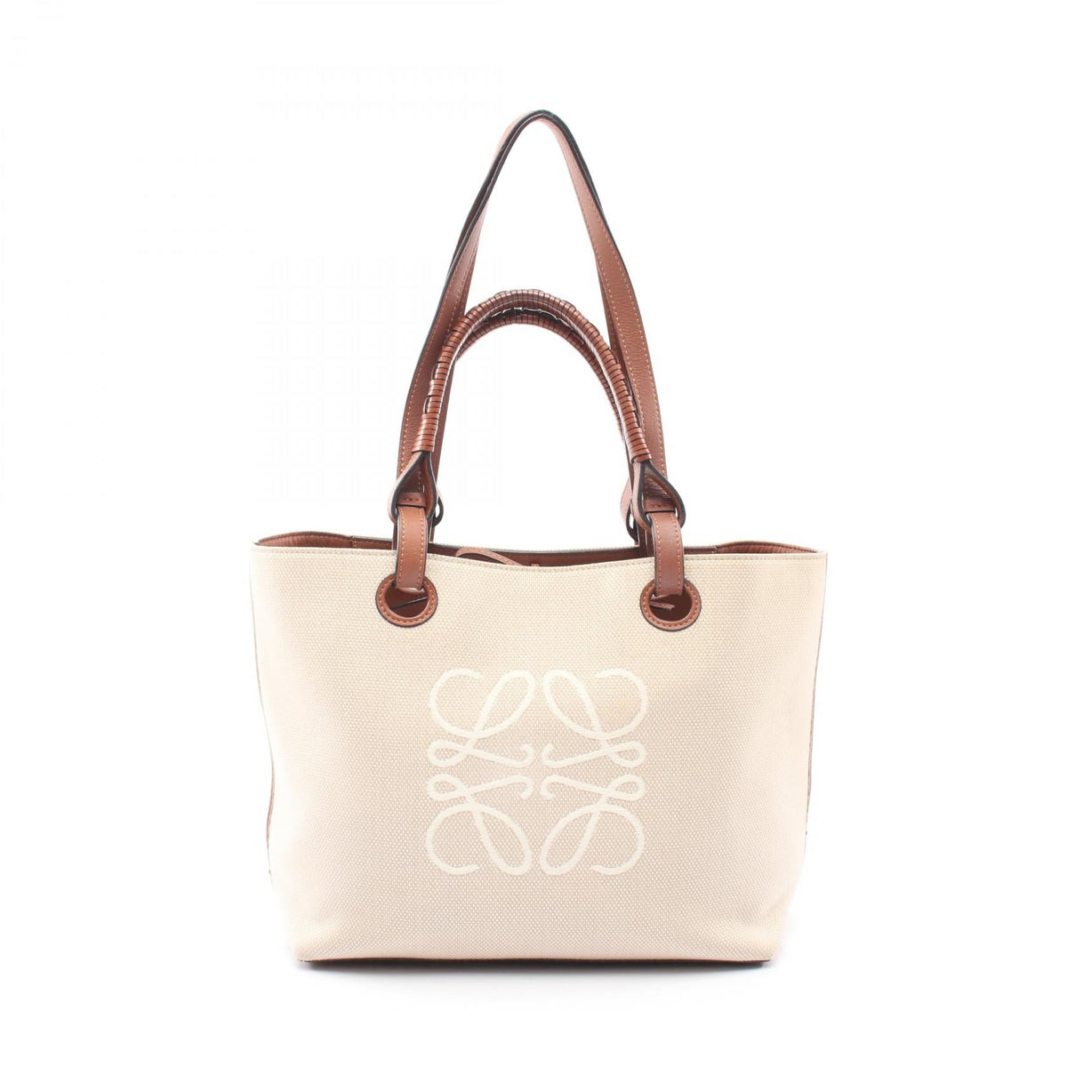 Loewe Anagram Shoulder Tote · Canvas