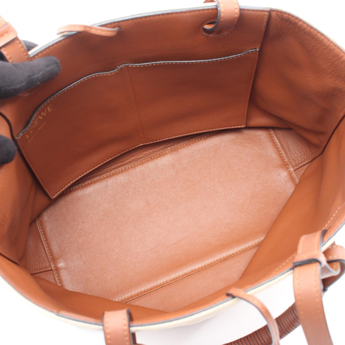 Loewe Anagram Shoulder Tote · Canvas