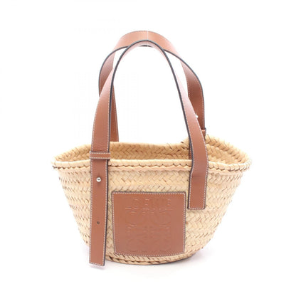 Loewe Basket Small · Leather & Raffia