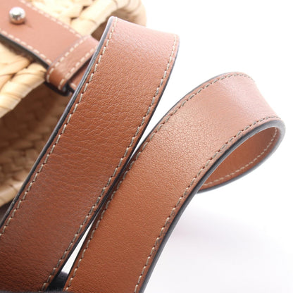 Loewe Basket Small · Leather & Raffia