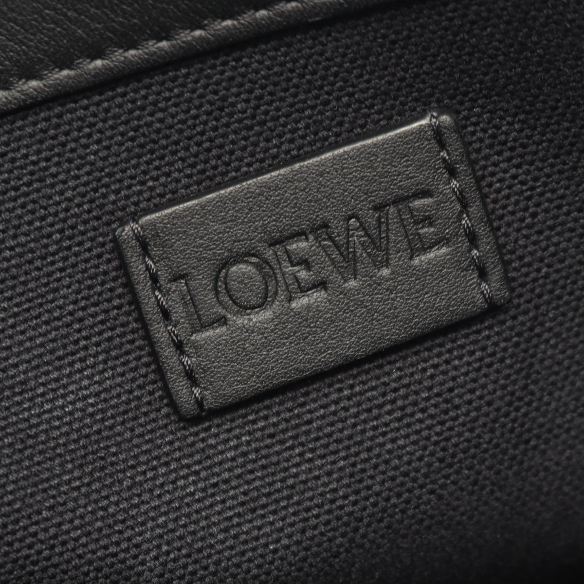 Loewe Anagram Tote · Canvas Leather