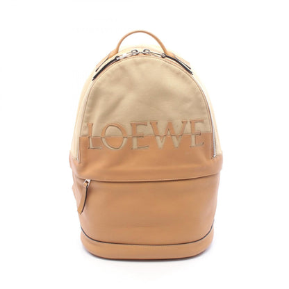 Loewe Round Backpack · Canvas & Leather