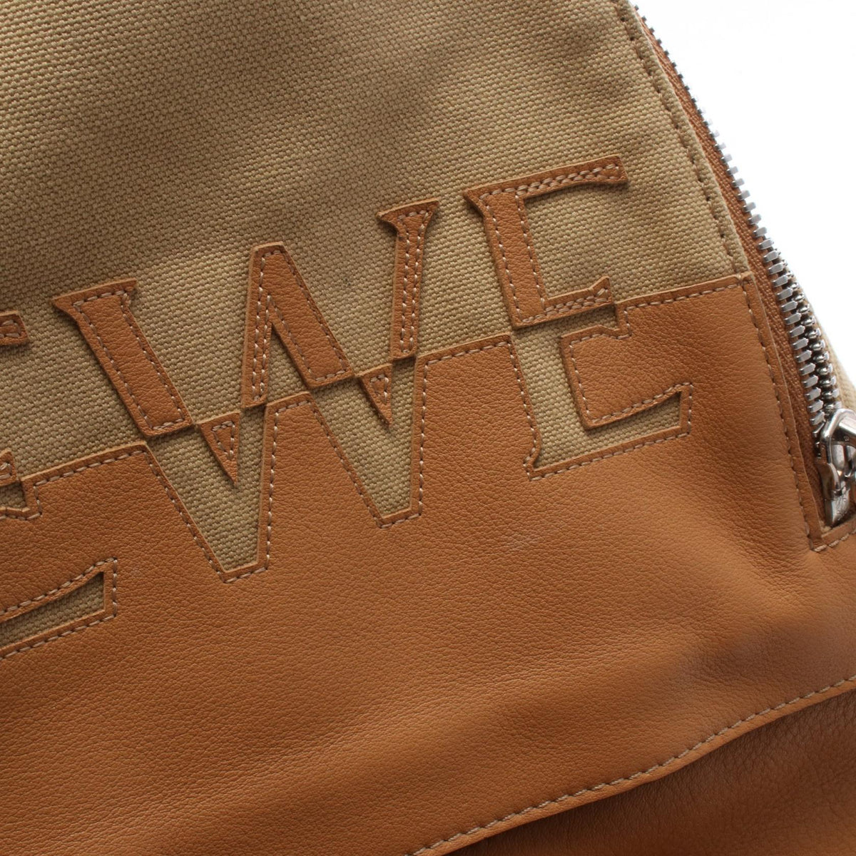 Loewe Round Backpack · Canvas & Leather
