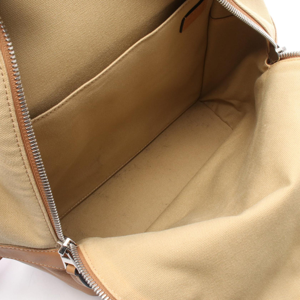 Loewe Round Backpack · Canvas & Leather