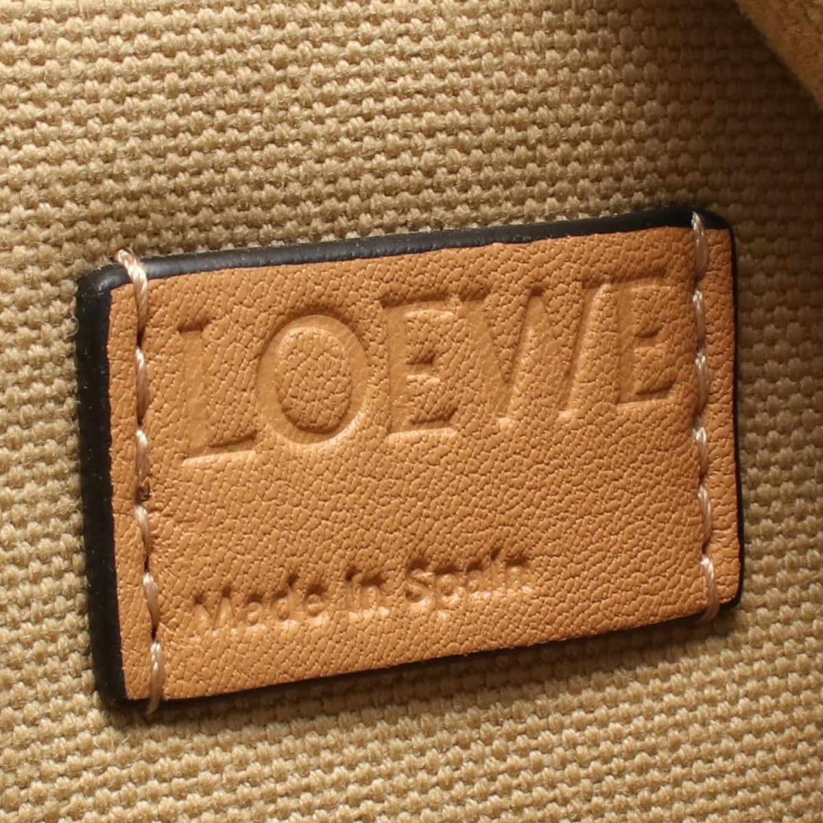 Loewe Round Backpack · Canvas & Leather