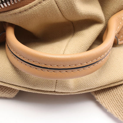 Loewe Round Backpack · Canvas & Leather