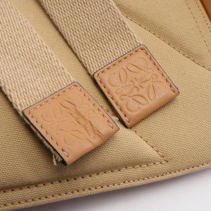 Loewe Round Backpack · Canvas & Leather
