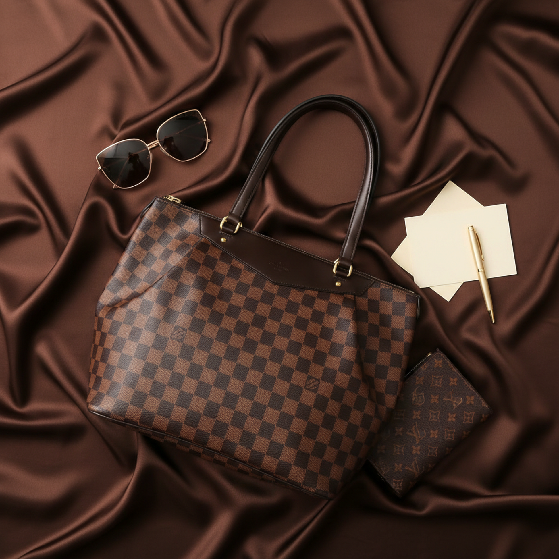 Louis Vuitton Damier Westminster GM N41103 Women's Tote Bag Ebene