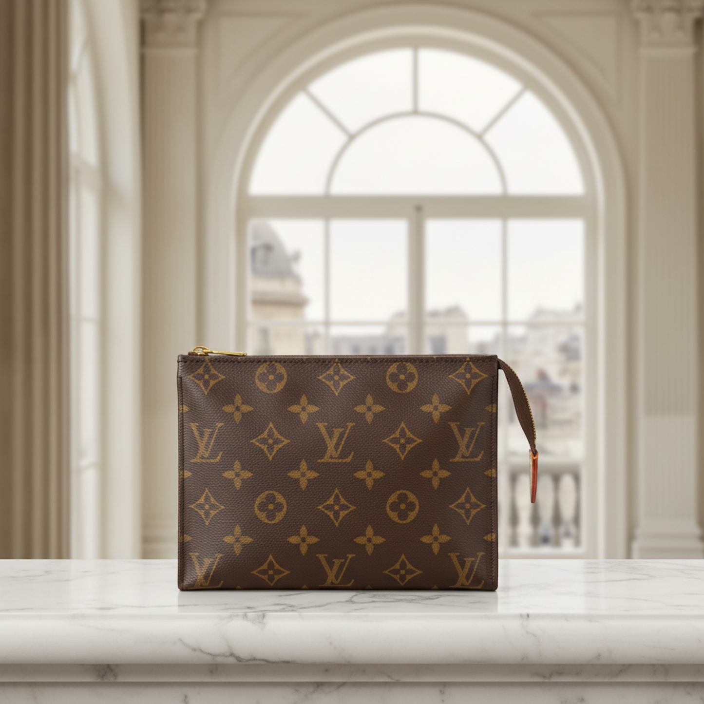 Louis Vuitton Monogram Poche Toilette 19 M47544 Women's Pouch Monogram