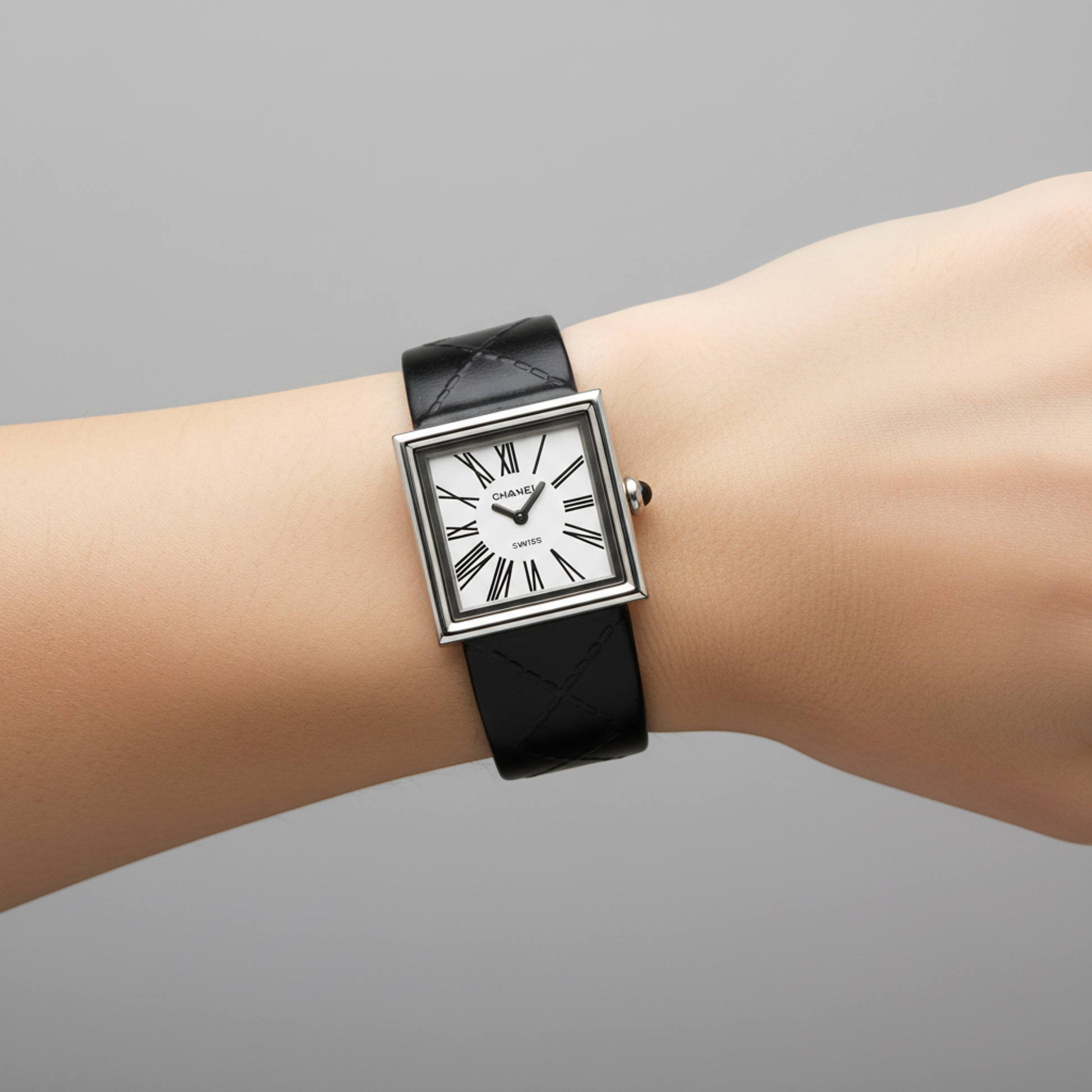 CHANEL Mademoiselle Steel Quartz Ladies Watch H0572 Polished