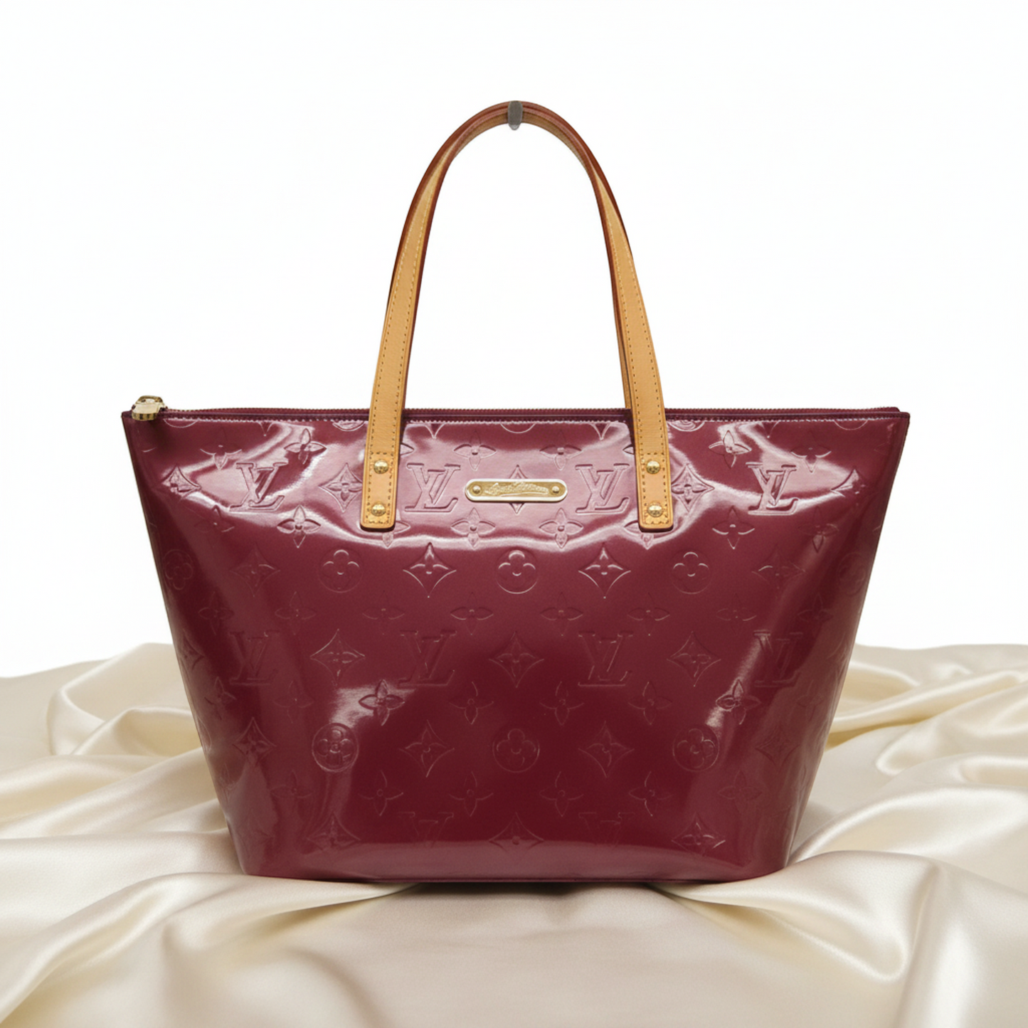 Louis Vuitton Monogram Vernis Bellevue PM M93584 Women's Handbag Violet