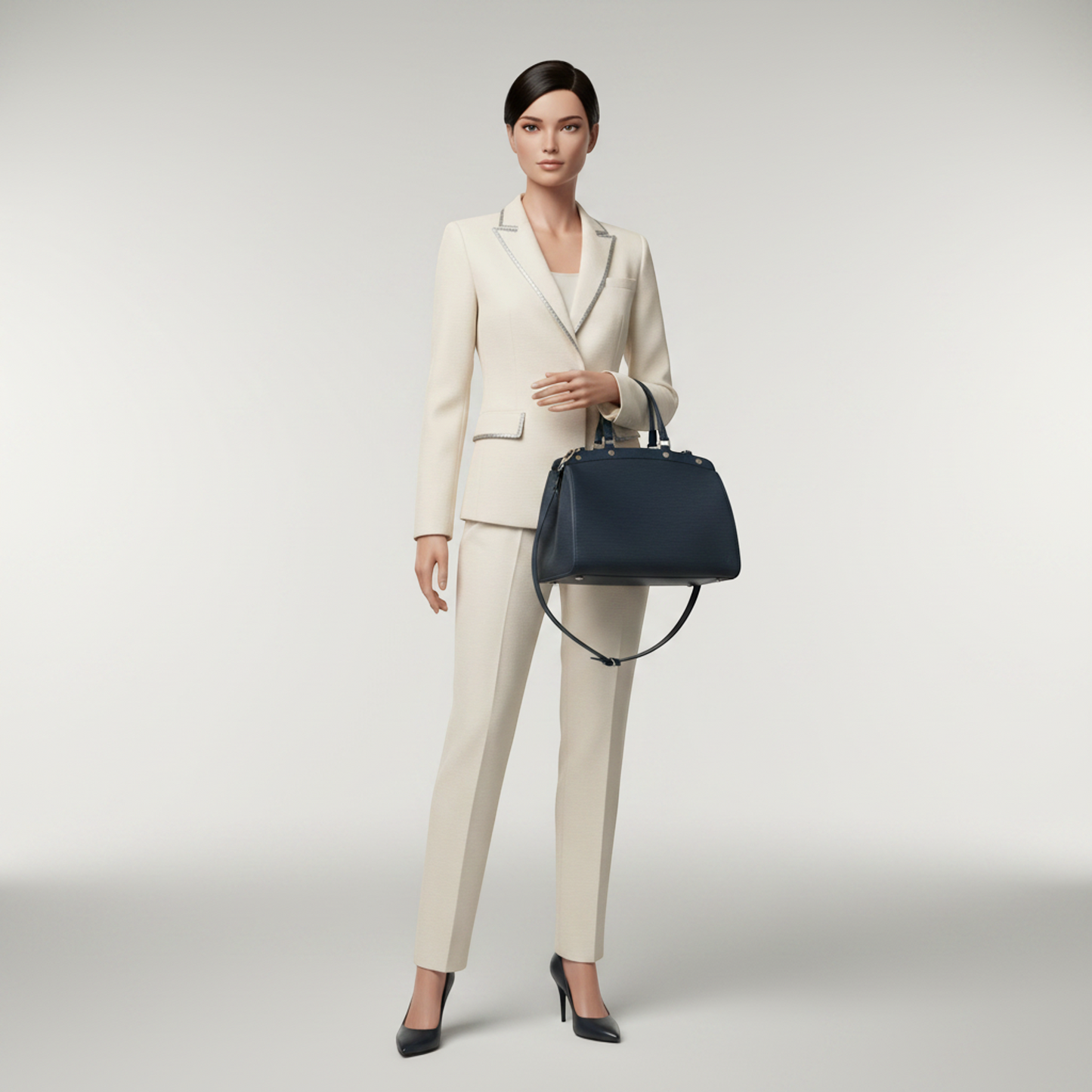 Louis Vuitton Epi Blair MM M40821 Women's Handbag,Shoulder Bag Blue,Indigo