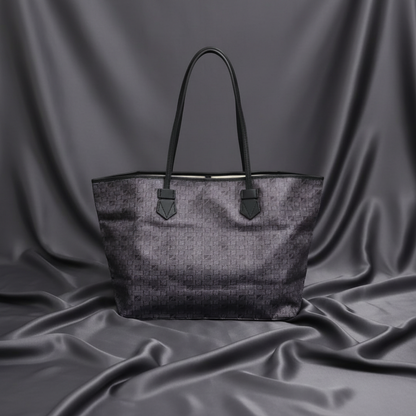 Moreau SAINT TROPEZ Large Men,Women PVC Tote Bag Black,Purple