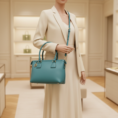 Gucci Interlocking G 449659 Women's Leather Handbag,Shoulder Bag Blue