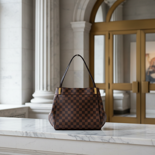 Louis Vuitton Damier Marylebone PM N41215 Women's Shoulder Bag,Tote Bag Brown