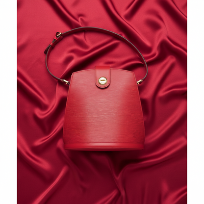 Louis Vuitton Epi Cluny M52257 Women's Shoulder Bag Castilian Red
