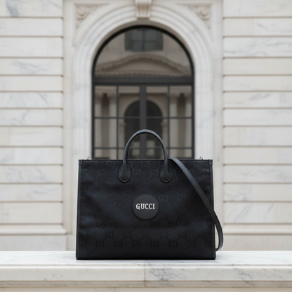 Gucci Off The Grid GG 630353 Men,Women Nylon Canvas,Leather Handbag,Shoulder Bag Black