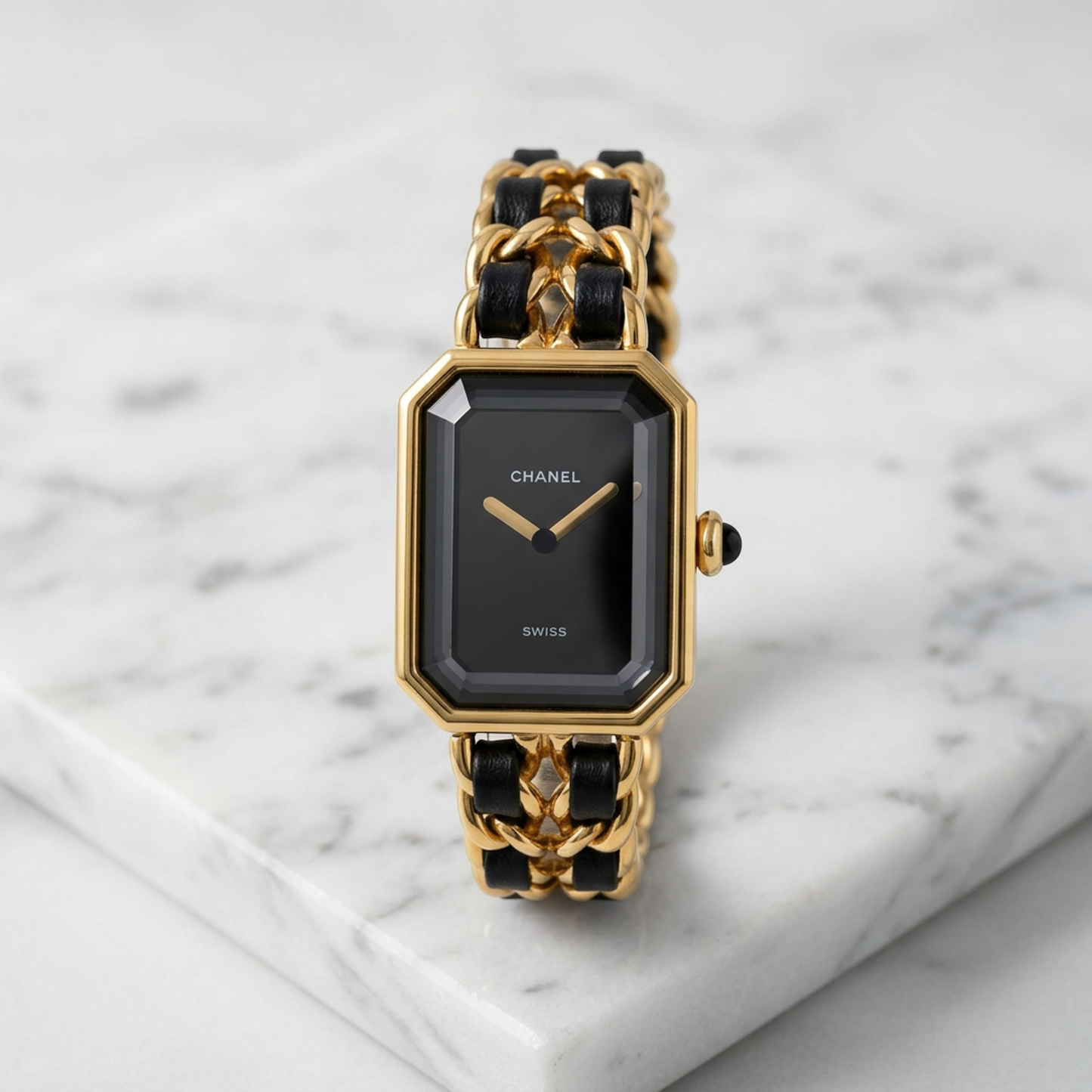 CHANEL Premiere Size L Gold Plated Quartz Ladies Watch H0001 BF582982