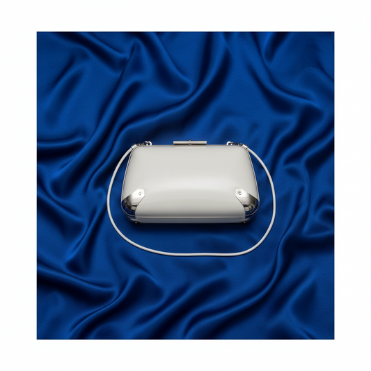 Balenciaga Party Bag 325801 Women's Leather Clutch Bag,Shoulder Bag White