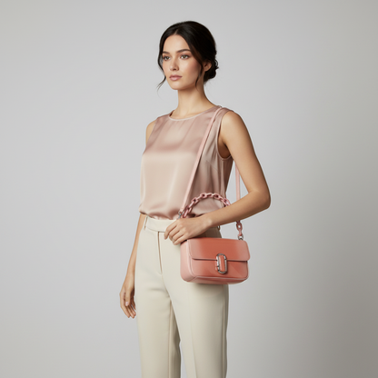 Marc By Marc Jacobs 2S3HSH008H03 Women's Leather,Leather Shoulder Bag,Tote Bag Peach
