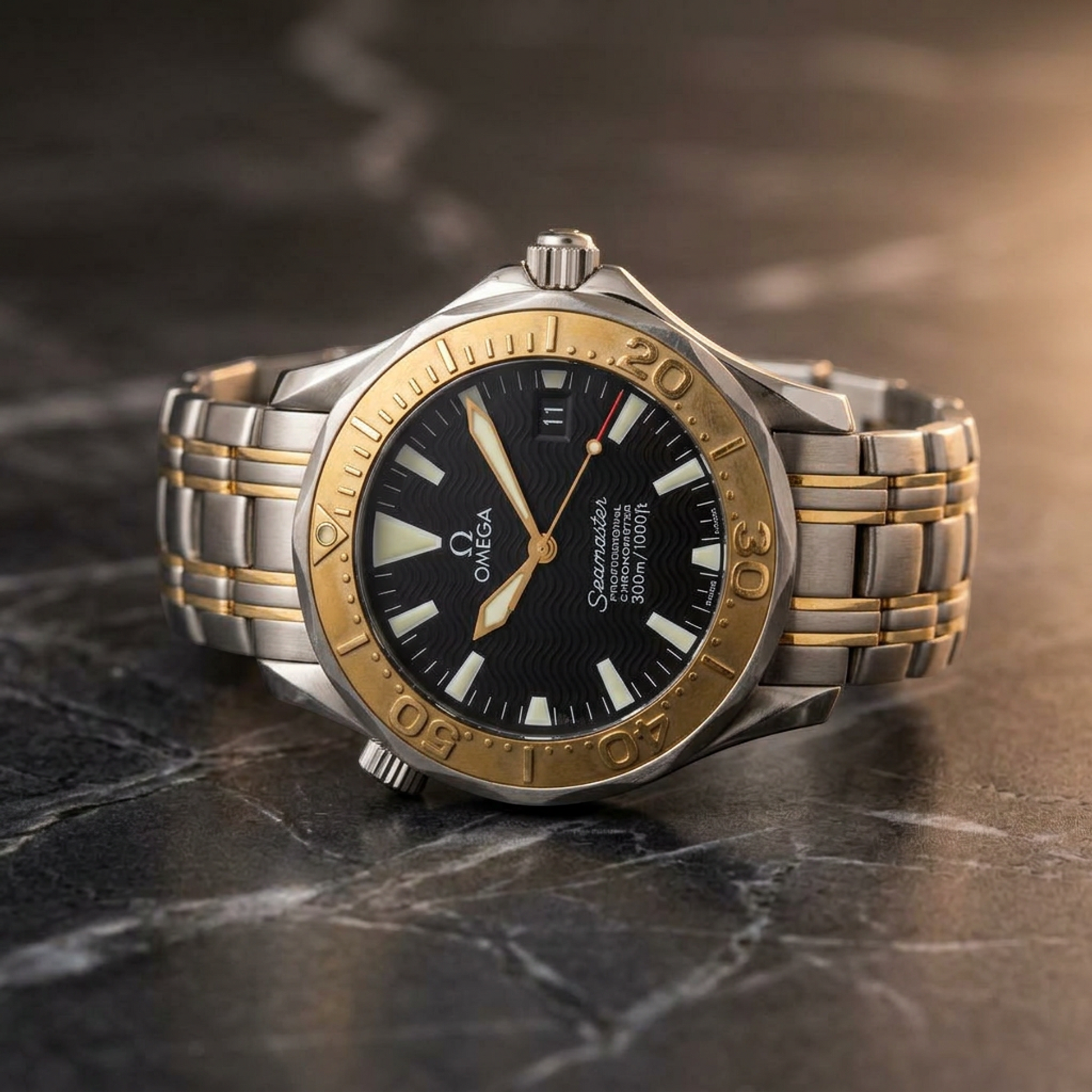 OMEGA Seamaster Professional Mid Size Automatic Watch 2453.50 Polished