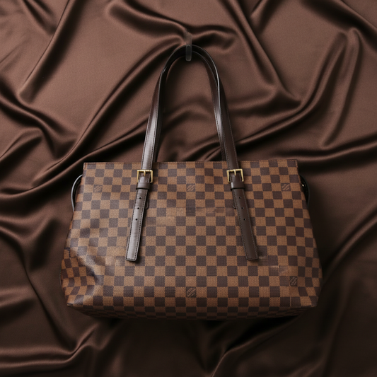 Louis Vuitton Damier Chelsea N51119 Women's Shoulder Bag Ebene