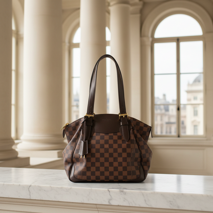 Louis Vuitton Damier Verona MM N41118 Shoulder Bag Ebene