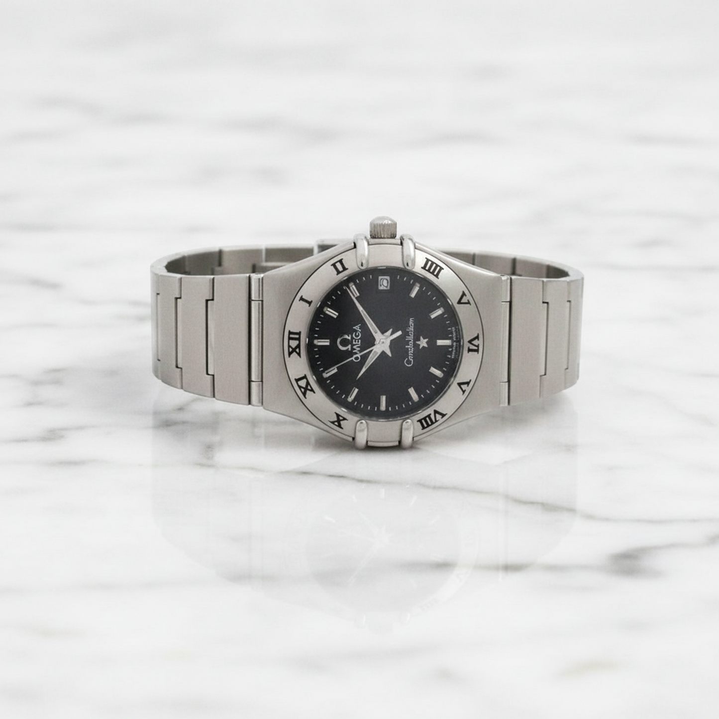 OMEGA Constellation Steel Quartz Ladies Watch 1562.40 Polished