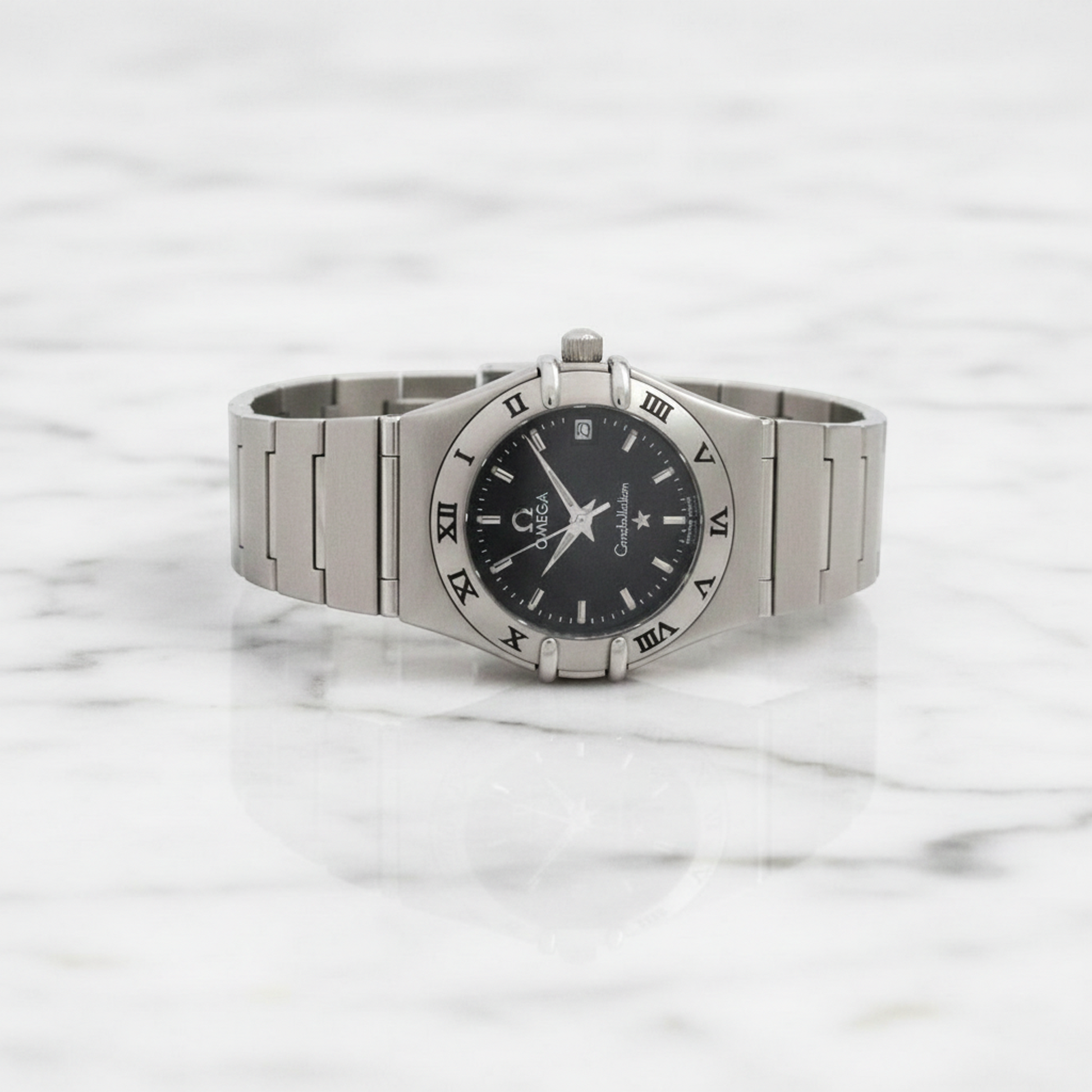 OMEGA Constellation Steel Quartz Ladies Watch 1562.40 Polished