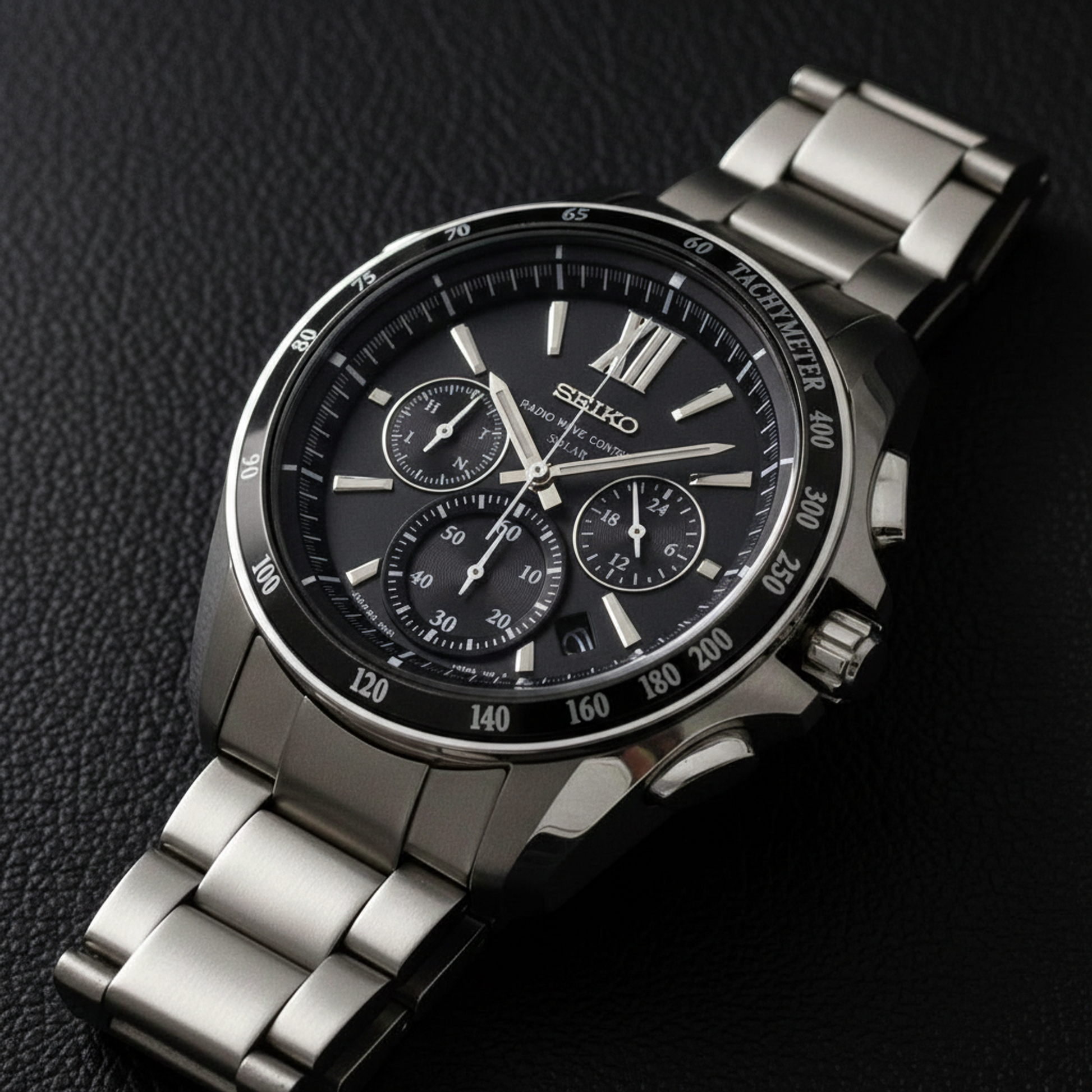 SEIKO Brightz Stainless Steel Solar Watch SAGA153(8B82-0AL0) Polished
