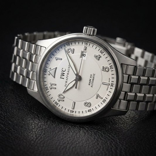 IWC Pilot Mark 16 XVI Steel Automatic Mens Watch IW325505 Polished