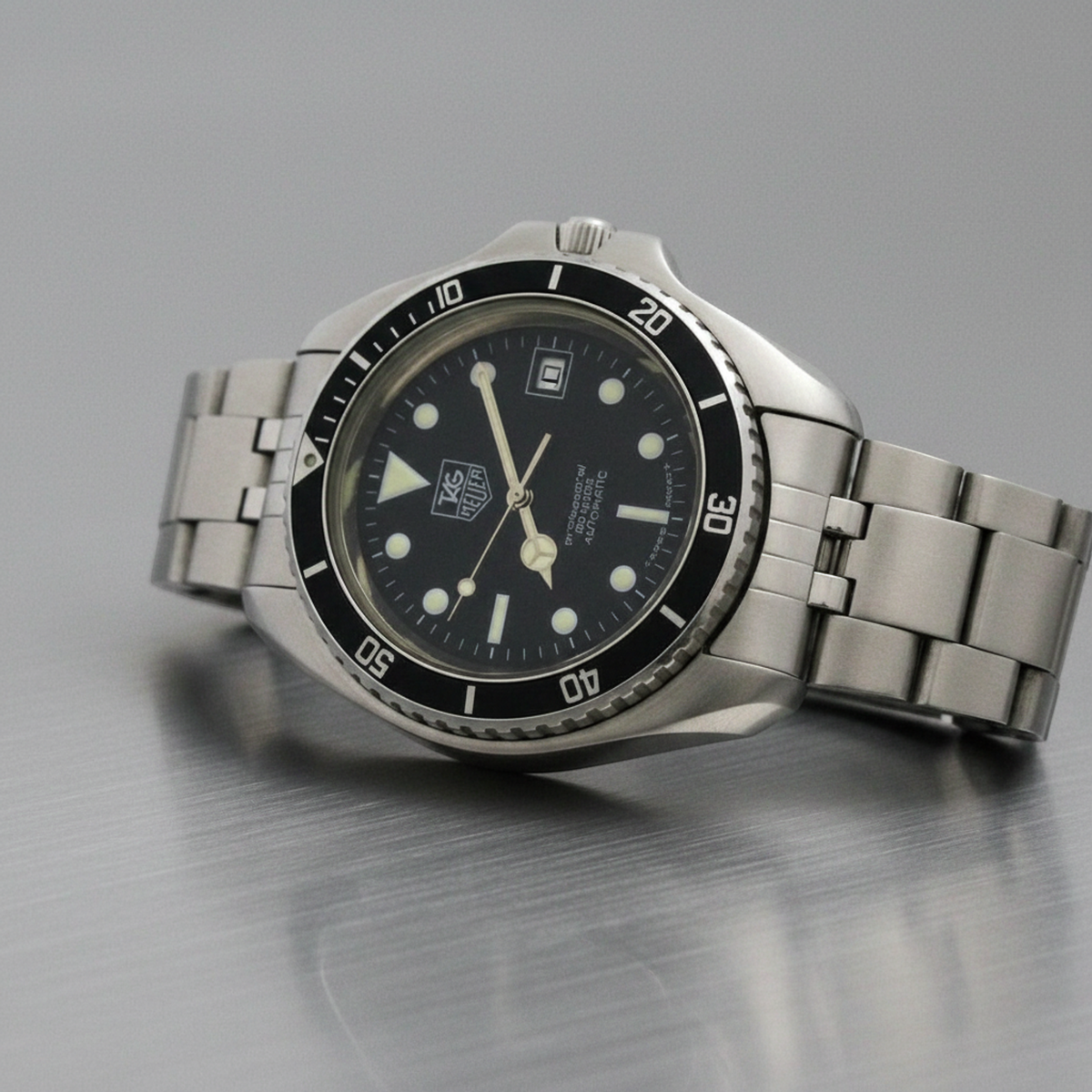 TAG HEUER Professional  Stainless Steel Automatic Mens Watch 844/5