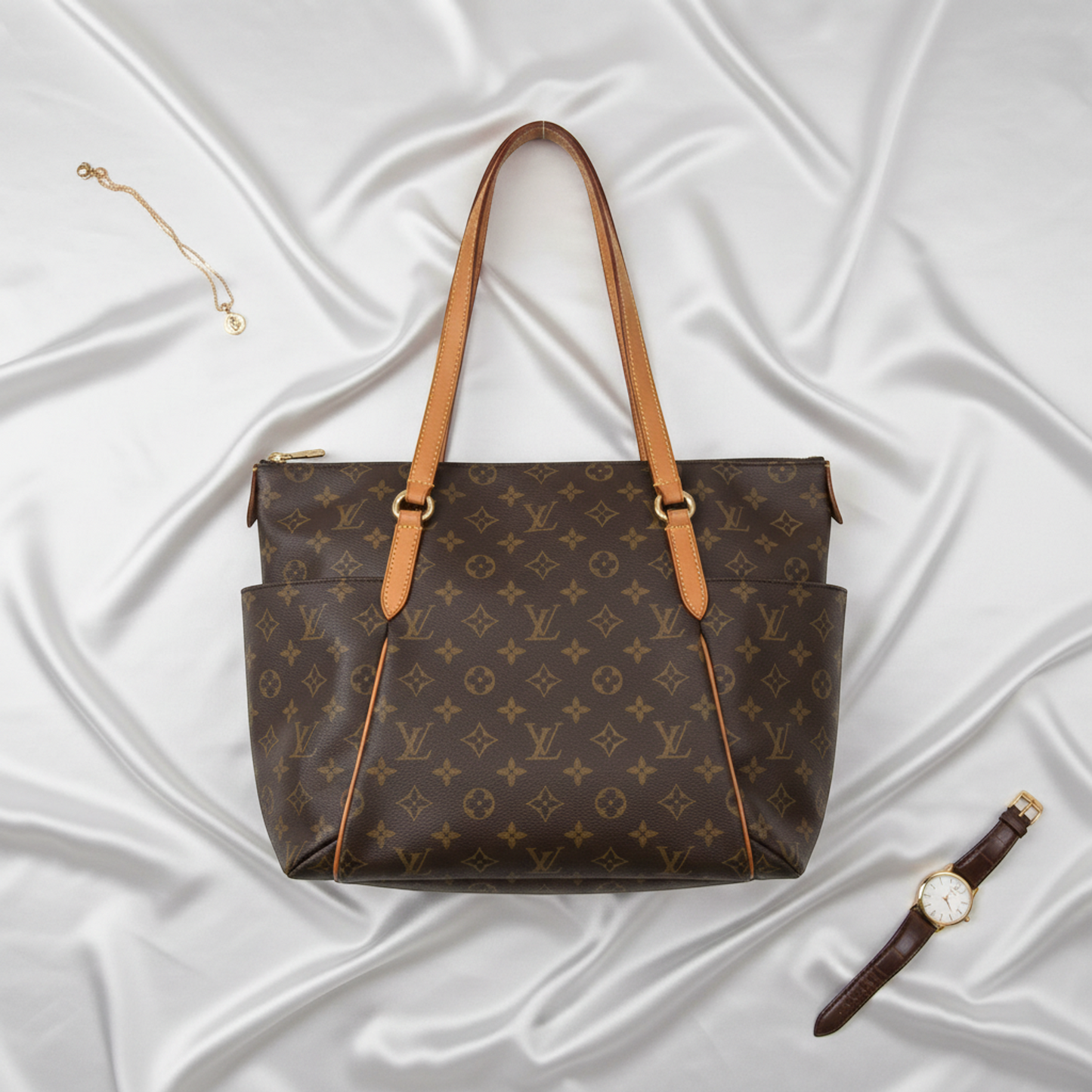 Louis Vuitton Monogram Totally MM M56689 Women's Tote Bag Monogram