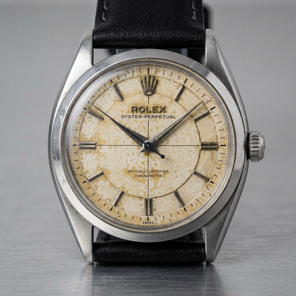 ROLEX Oyster Perpetual Stainless Steel Automatic Mens Watch 6564 Vintage