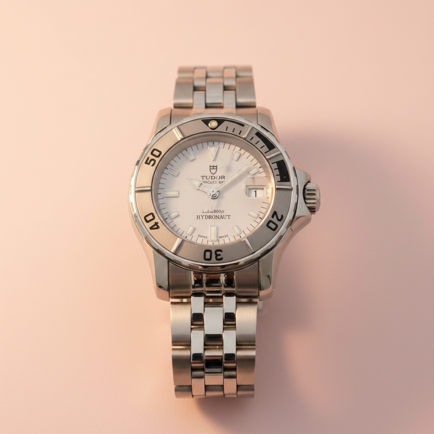 TUDOR Princess Date Hydronaut Steel Automatic Watch 99090P Polished